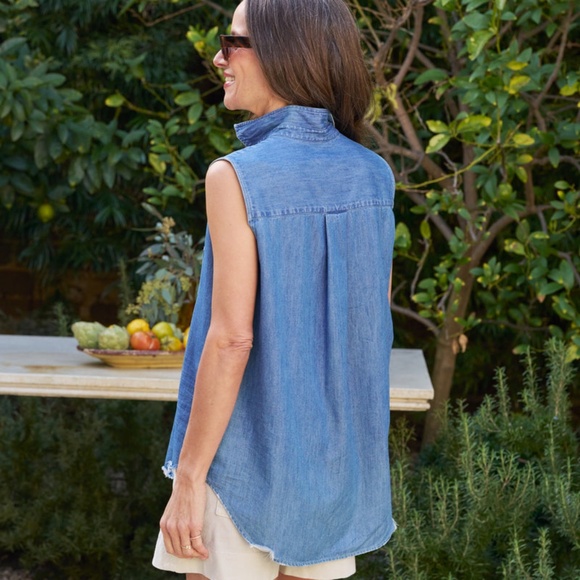 Frank & Eileen Fiona sleeveless shirt XXS - Picture 6 of 12